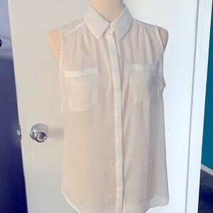 New York & Company Gauzy Sleeveless Blouse